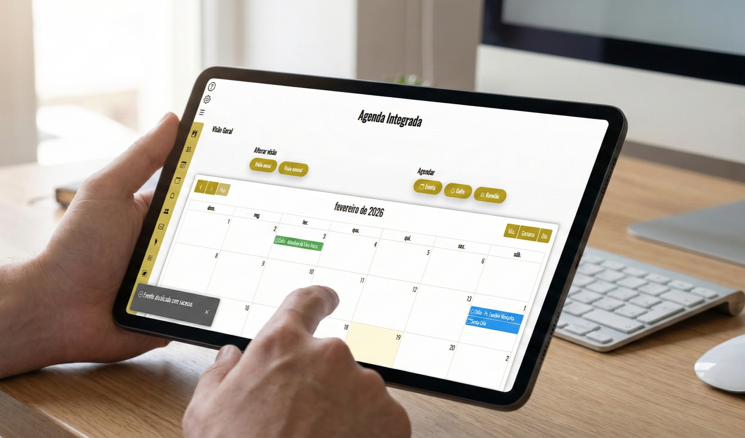 Kleros - Agenda Integrada em Tablet
